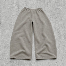 Super baggy wide leg Korean joggers in grey.