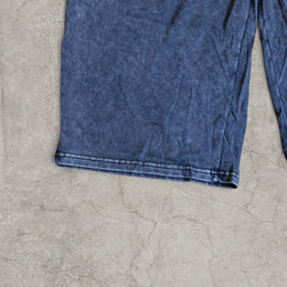 Super baggy wide leg Korean joggers in black/grey.