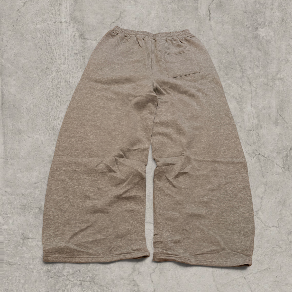 Super baggy wide leg Korean joggers in grey.