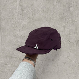 Vintage style Korean outdoor hiking hat in purple