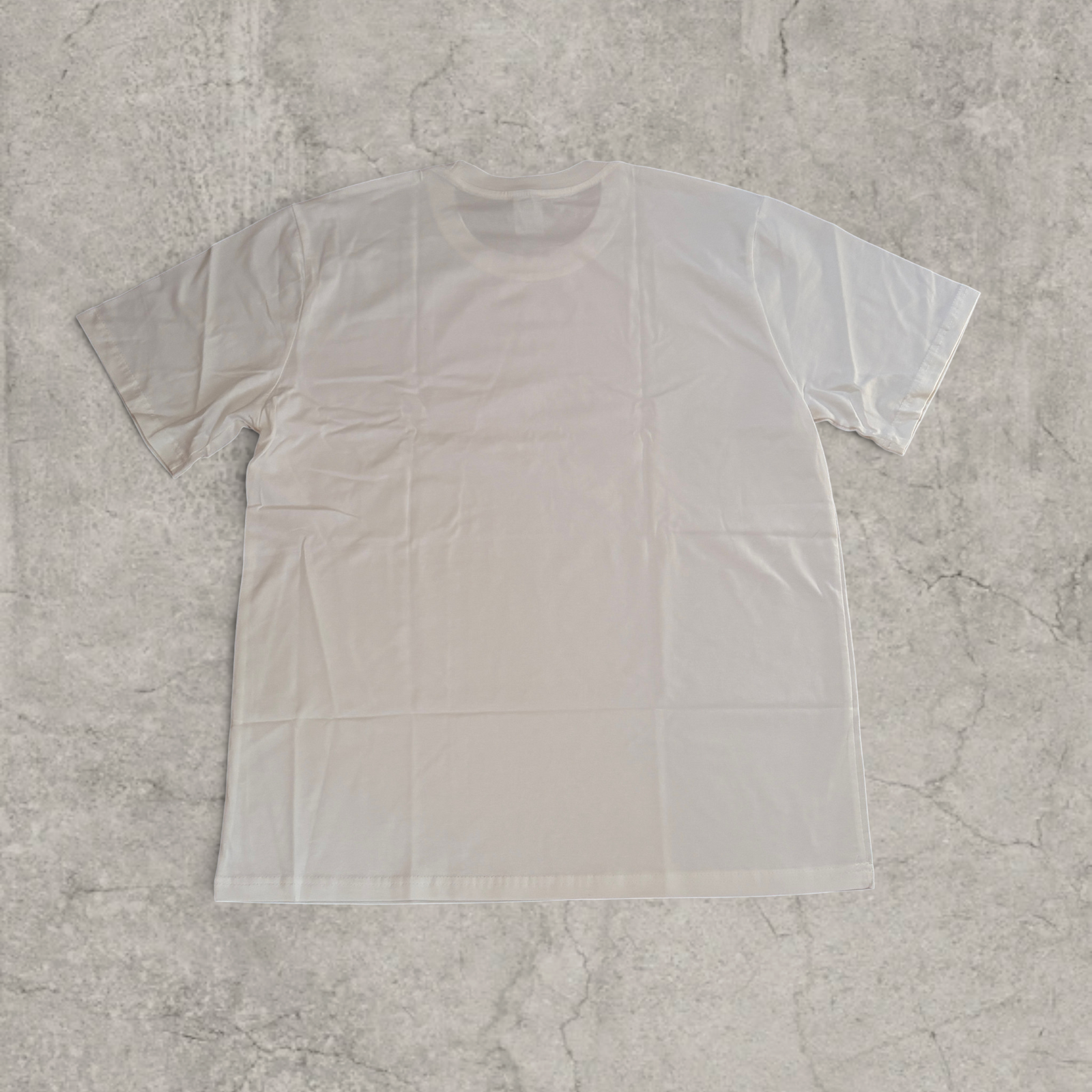 Goldfish vintage style T-shirt with front graphic in white with orange print.