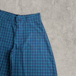 Vintage Style checkered Wide Leg Trousers in navy blue – Korean Japanese Tailored Fit
