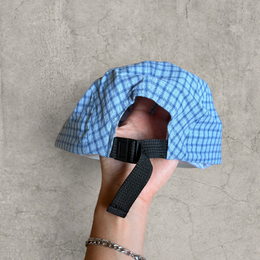 Vintage style baseball cap in blue with Skate club logo.