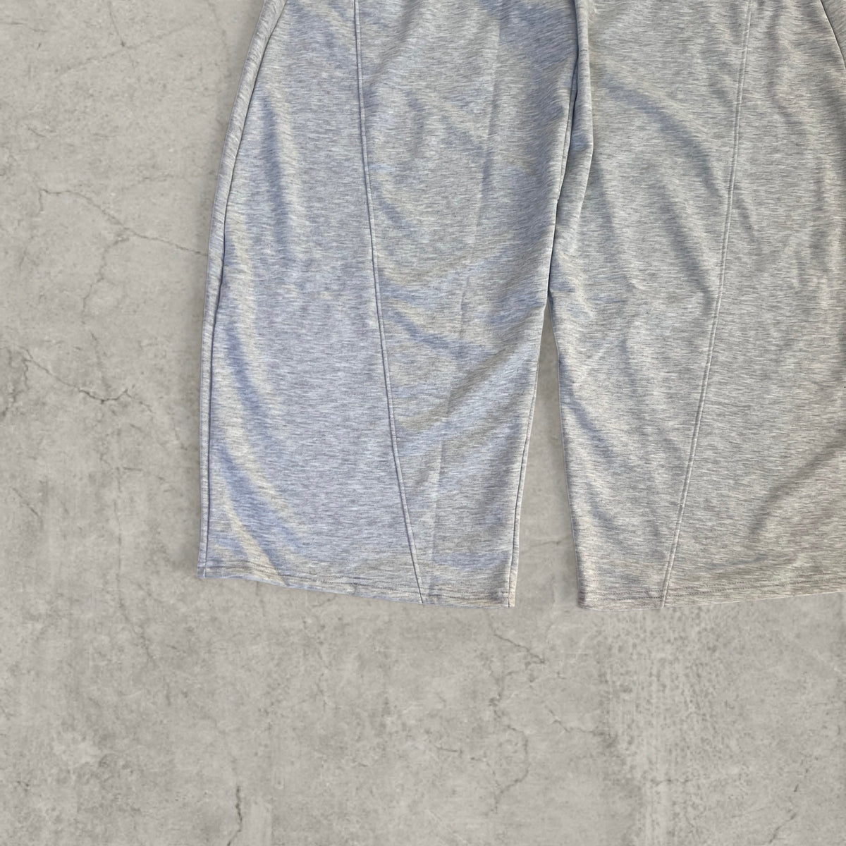 Super baggy wide leg Korean joggers in grey