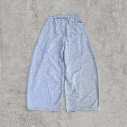 Super baggy wide leg Korean joggers in grey