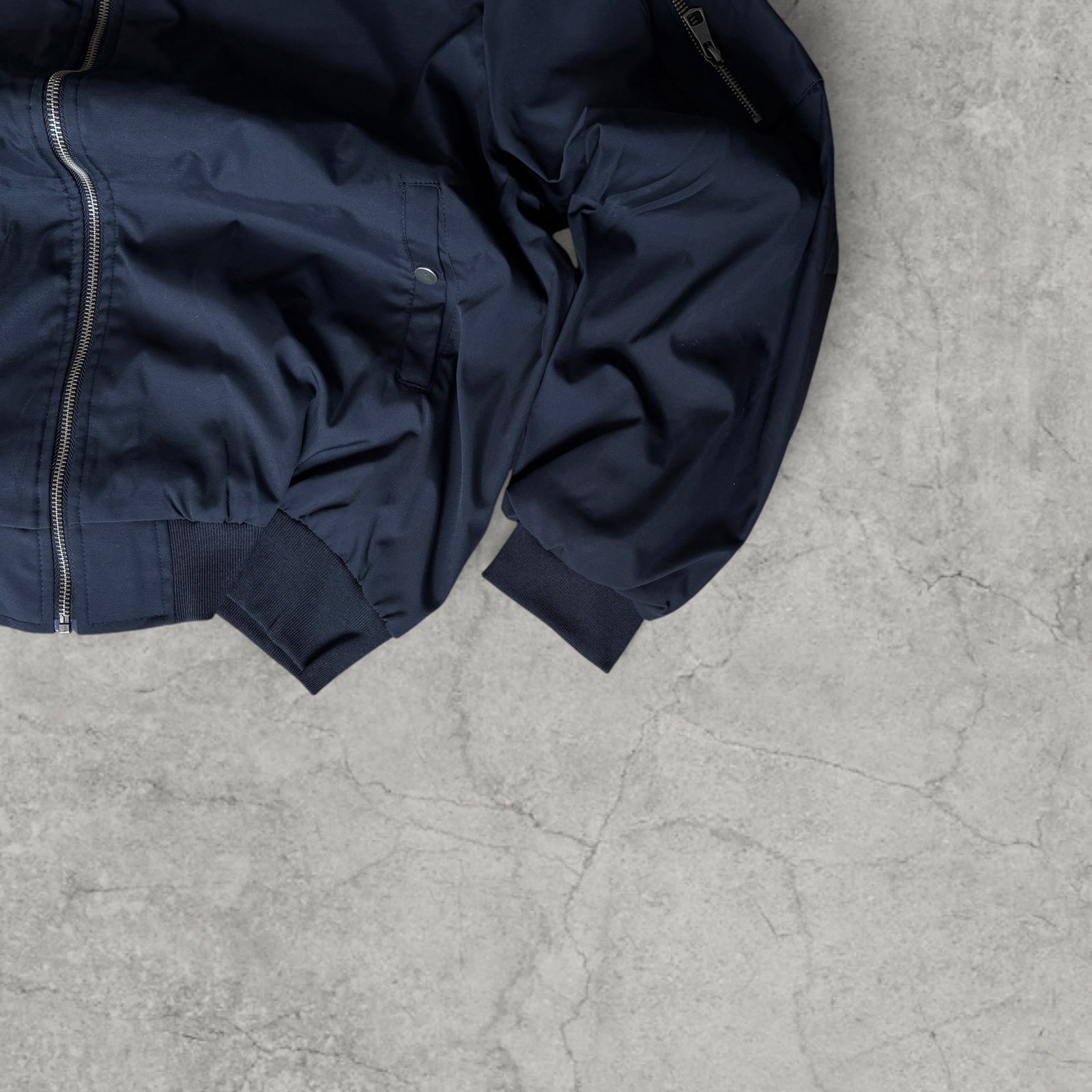 Vintage Style Bomber Jacket: Black, Unisex, Collared Zip with embroidered detail