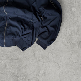 Vintage Style Bomber Jacket: Black, Unisex, Collared Zip with embroidered detail