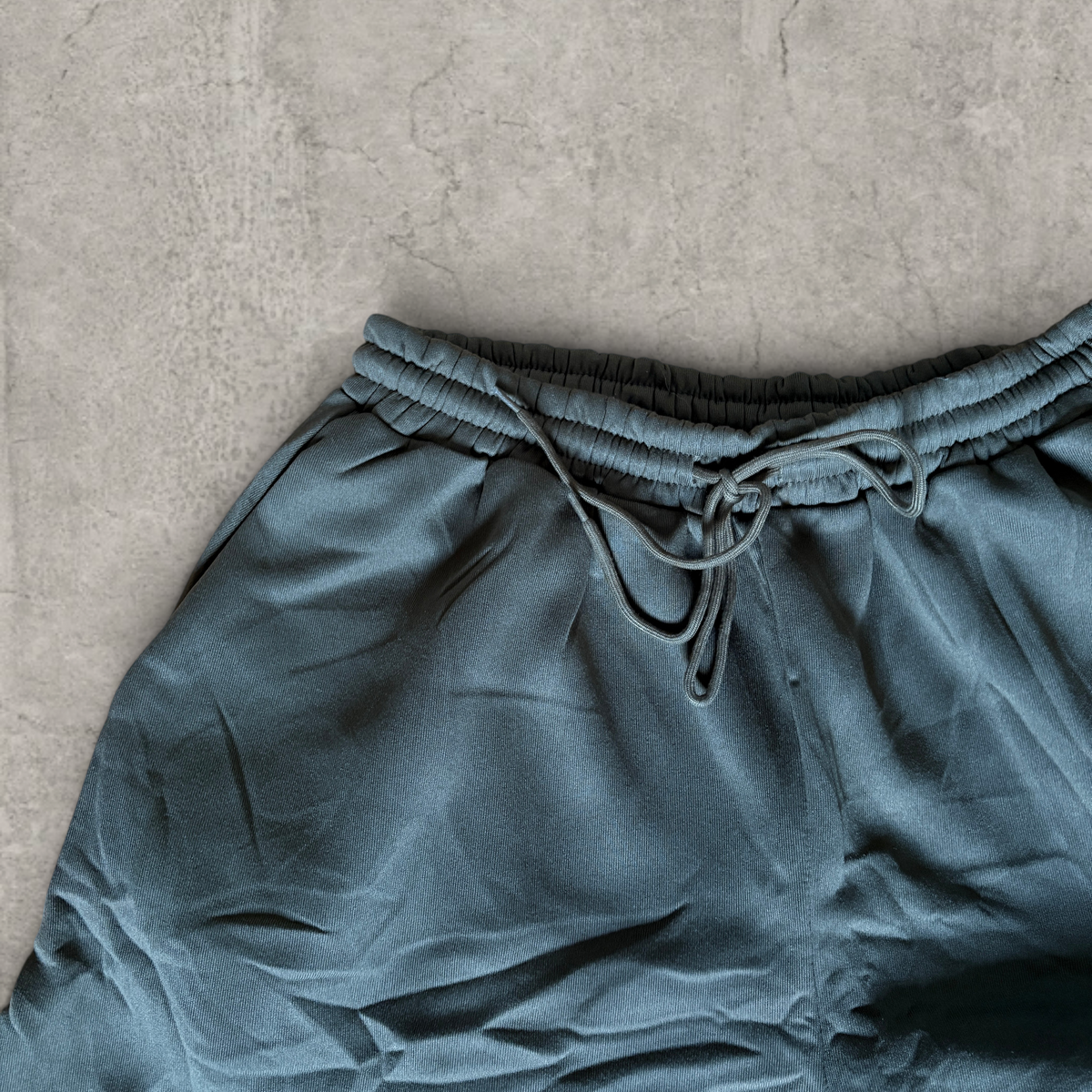 Super baggy wide leg Korean joggers in khaki green.