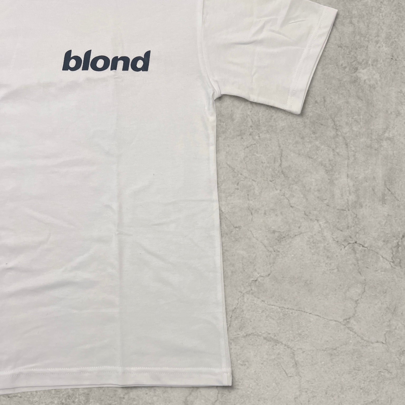 Frank ocean vintage style t-shirt with back graphic in white