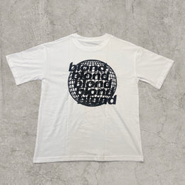 Frank ocean vintage style t-shirt with back graphic in white