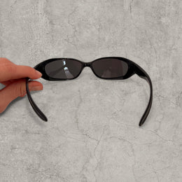 Insane UV400 sunglasses in black with black  lense. One size.