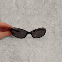 Insane UV400 sunglasses in black with black  lense. One size.