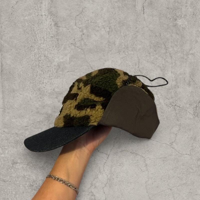 Trapper Russian Cap: Camouflage Fleece Ear Flap Hat, Winter Warmth