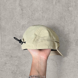Vintage style hiking hat in cream with Korean outdoor design