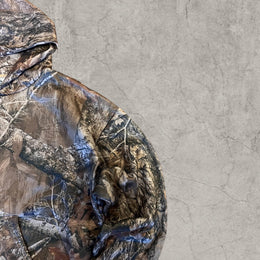 RealTree Camo Zip-Up Hoodie: Baggy Fit, Warm Winter Comfort