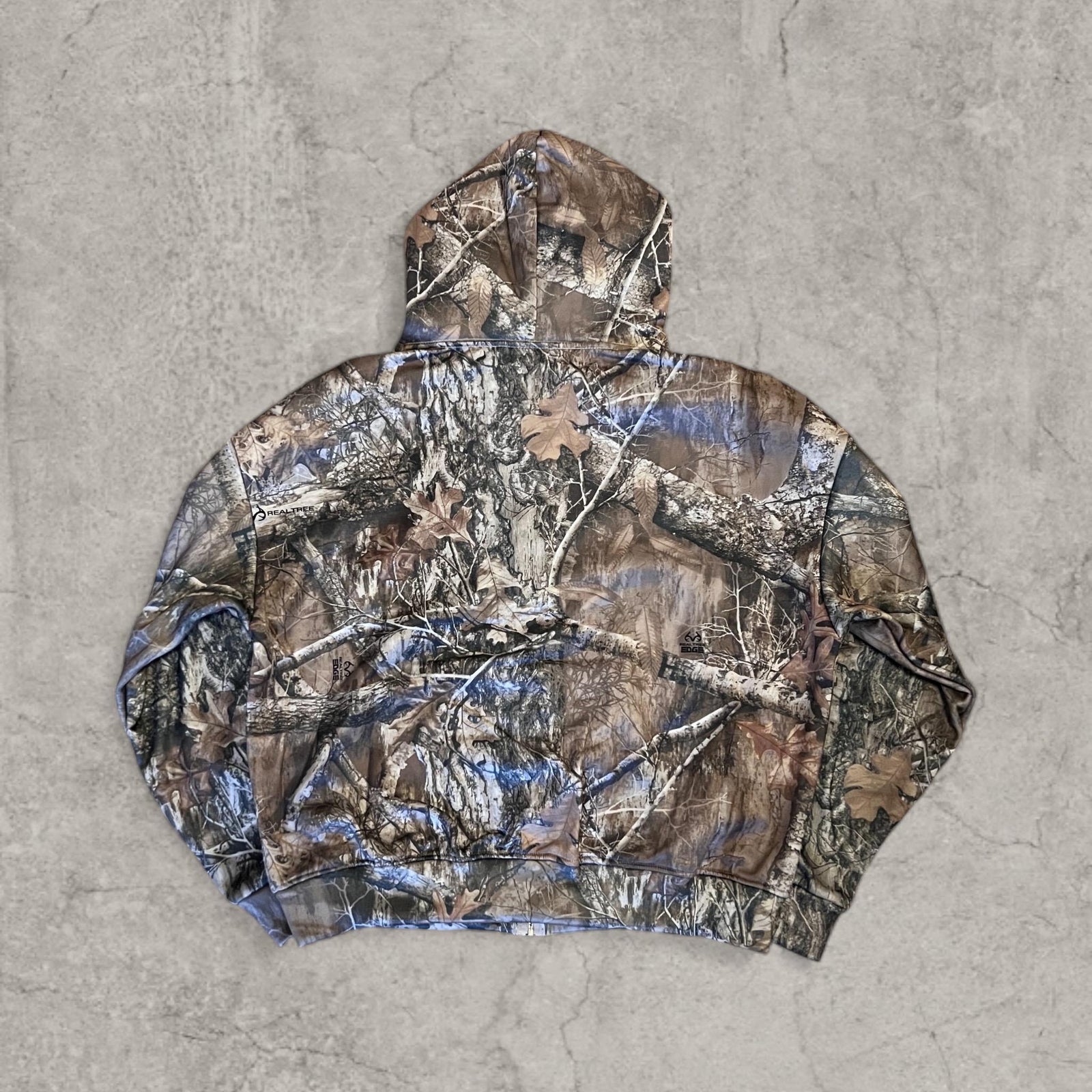RealTree Camo Zip-Up Hoodie: Baggy Fit, Warm Winter Comfort