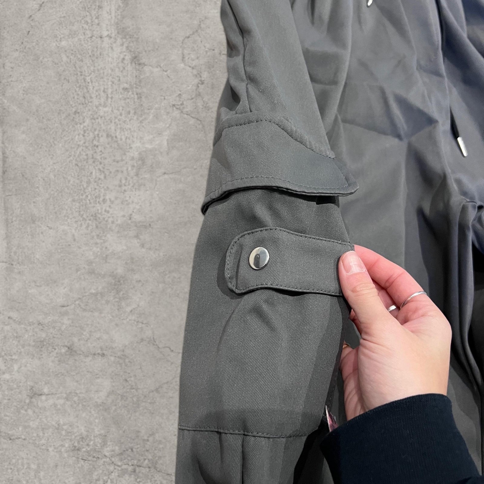 Insane baggy relaxed fit cargo trousers in grey.