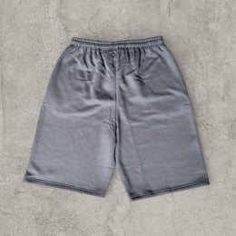 Cool baggy wide leg long jersey shorts jorts in grey. Size S/M/L (Multiple Sizes)