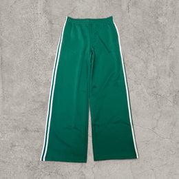 Insane baggy relaxed fit trousers in dark green with white stripes.