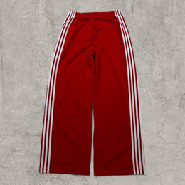 Insane baggy relaxed fit trousers in red with white stripes.