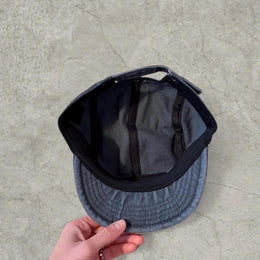 Vintage style baseball cap in grey with red white Tennesse logo.