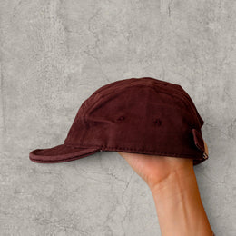 Vintage style baseball cap with tennessee logo in burgundy red