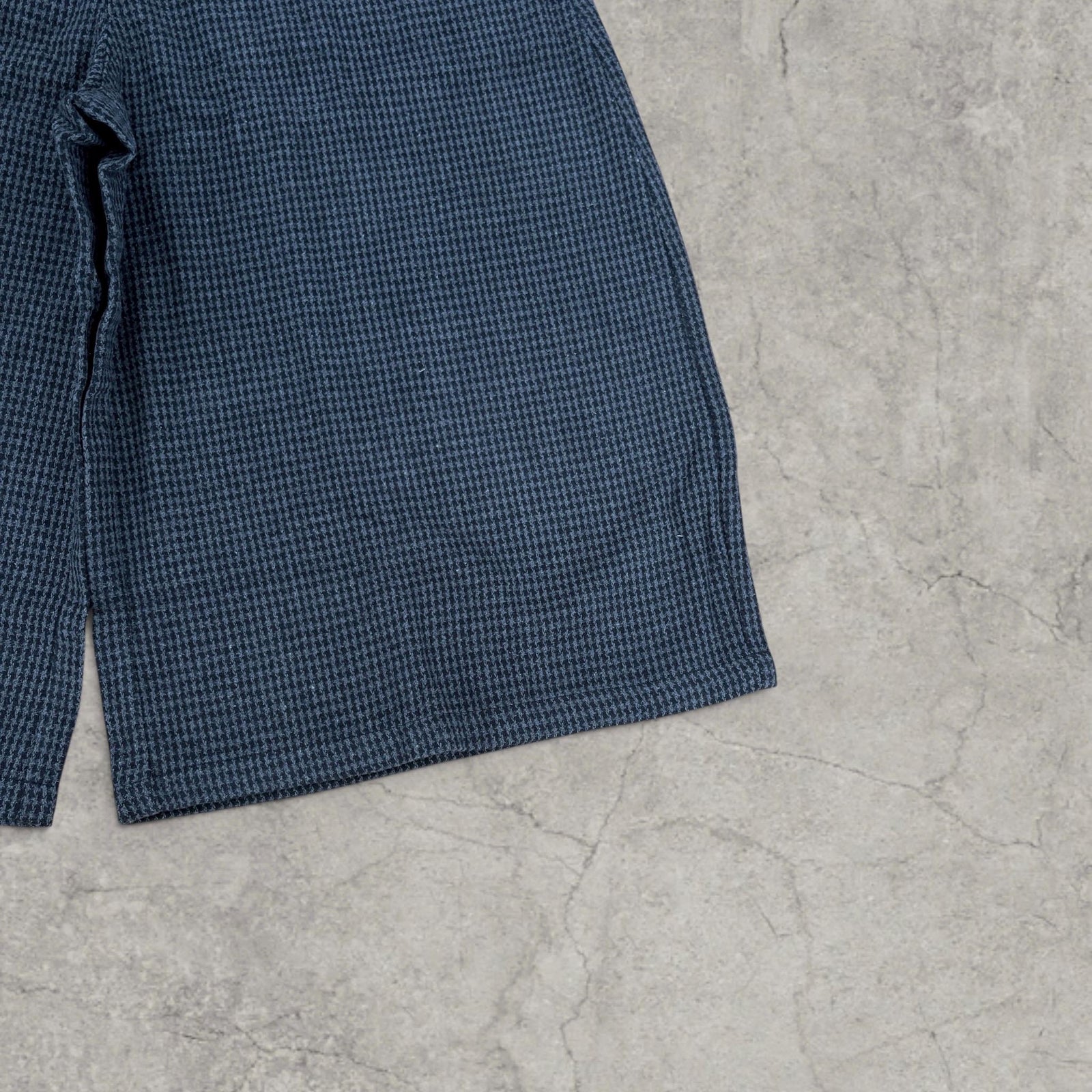 Insane baggy relaxed fit Japanese tailored shorts in black twill with pleats.