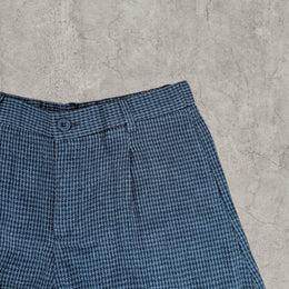 Insane baggy relaxed fit Japanese tailored shorts in black twill with pleats.