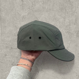 Water resistant Korean hiking cap in dark green