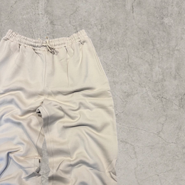 Super baggy wide leg Korean joggers in cream.
